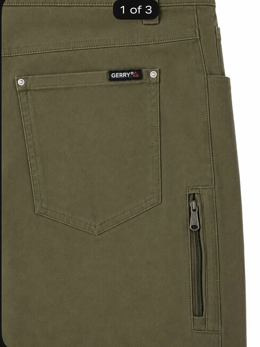 Gerry Men’s Olive Green Outdoor Hiking Pants Size 34x30